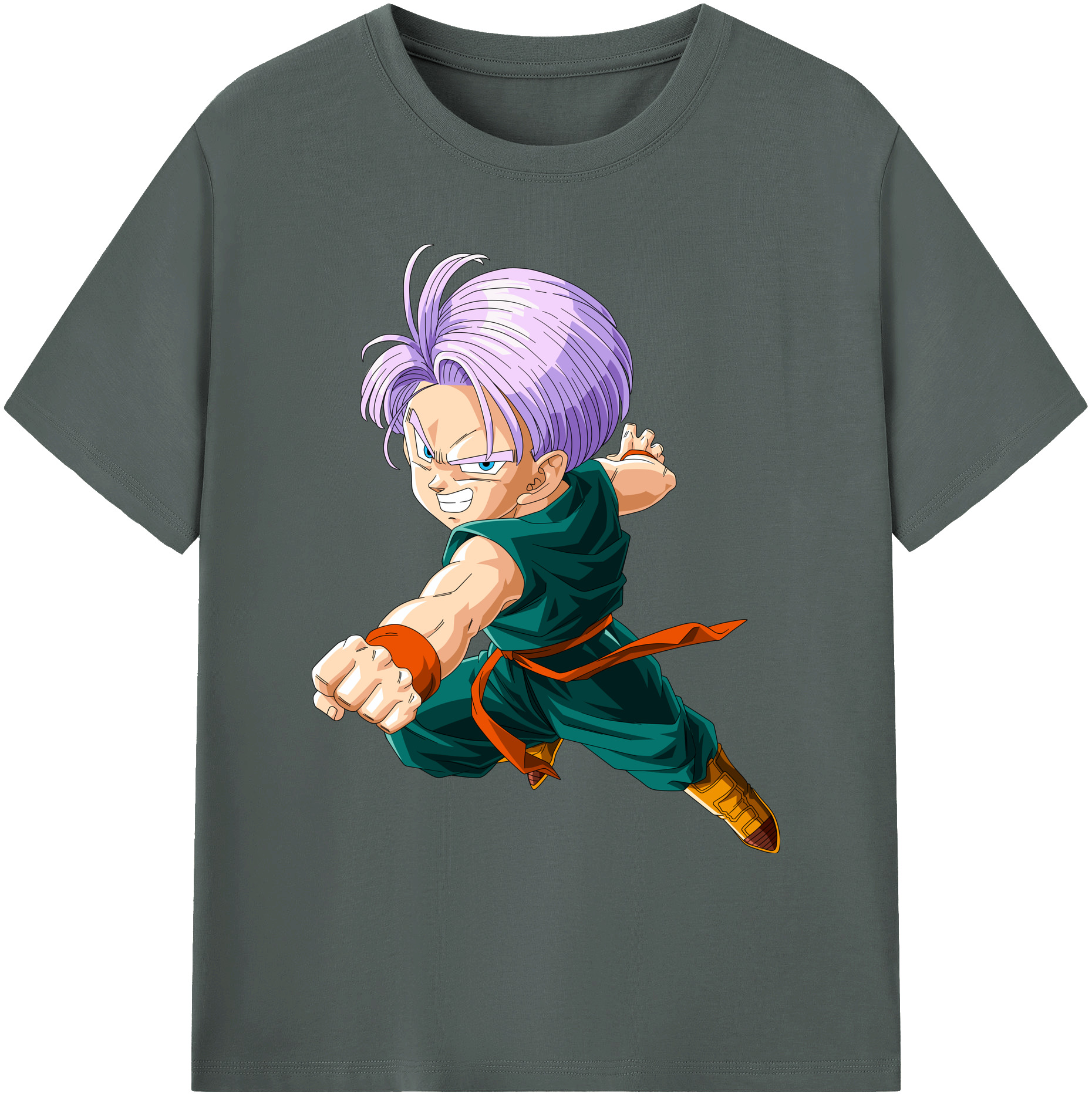 （画像用） ドラゴンボール トランクス（Torankusu）DRAGON BALL Trunks 綿100％ メンズ半袖Tシャツ｜肌触りやわらか＆通気性